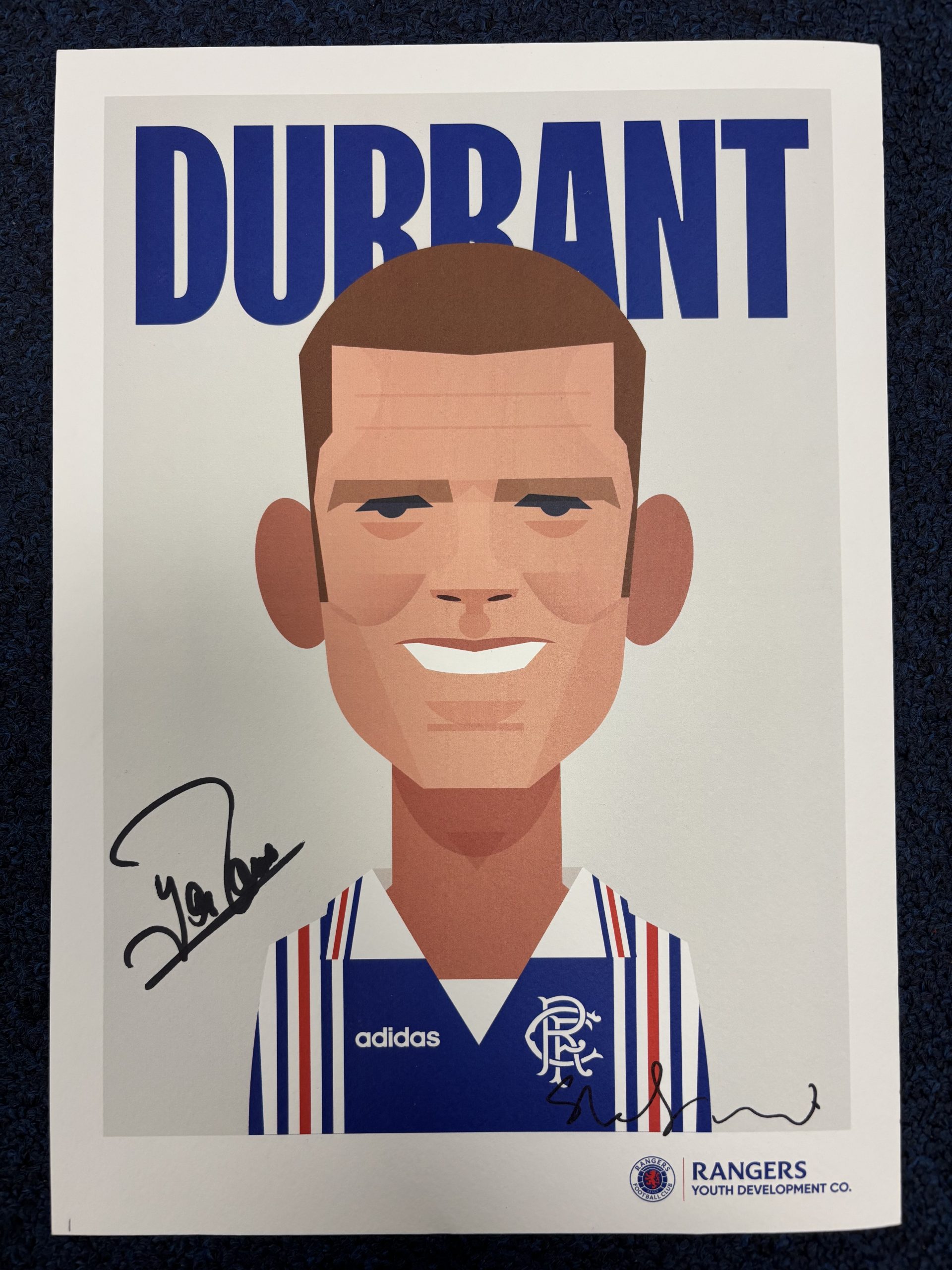 Signed Ian Durrant Print featuring artwork by Stanley Chow