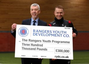 RYDC Donates £300,000 To The Rangers Academy
