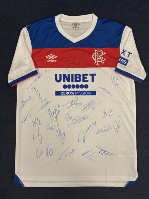 Raffle Ticket: Win a Rangers First-Team Away Top Signed by the Squad